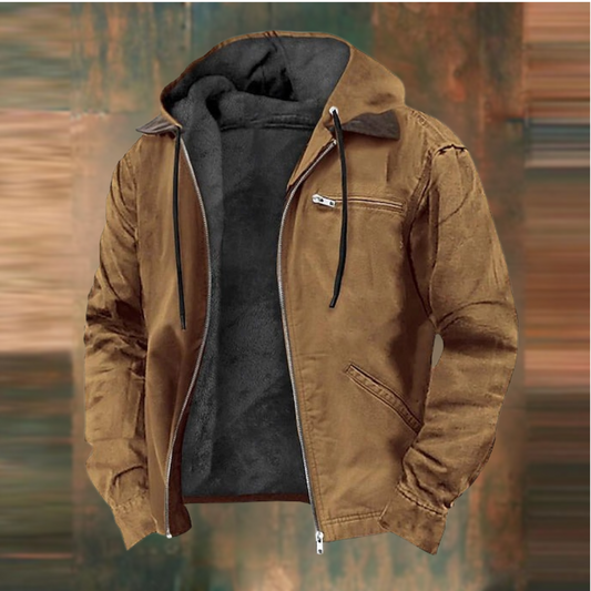 Jonah – Gefütterte Canvasjacke Herren
