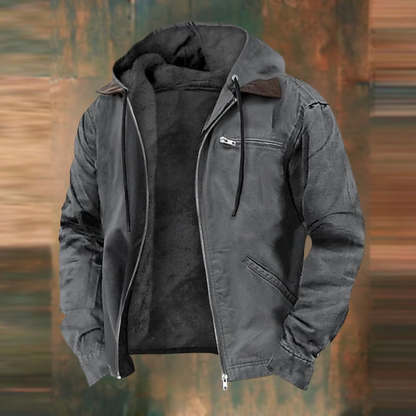 Jonah – Gefütterte Canvasjacke Herren