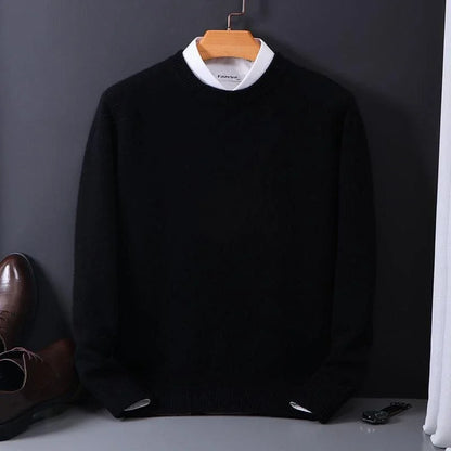 Matteo - Herren Feinstrickpullover mit Rundhalsausschnitt