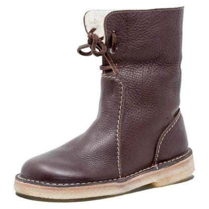 Sofia – Damenlederstiefel mit Fellfutter