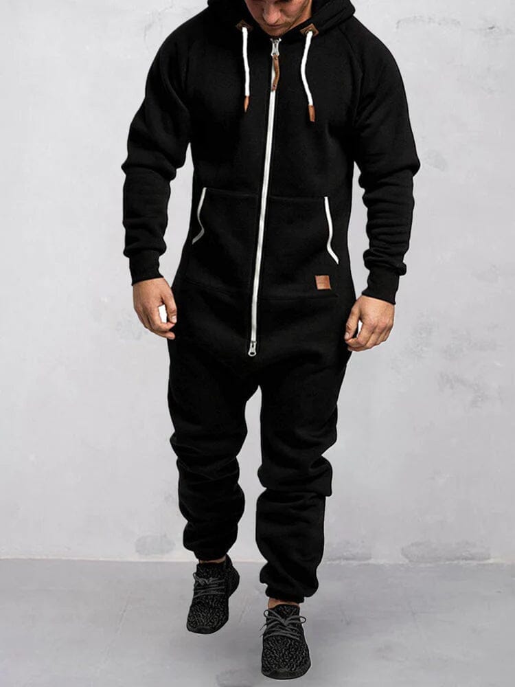 Marek – Komfortabler Fleece-Overall im modernen Freizeit-Look für Herren