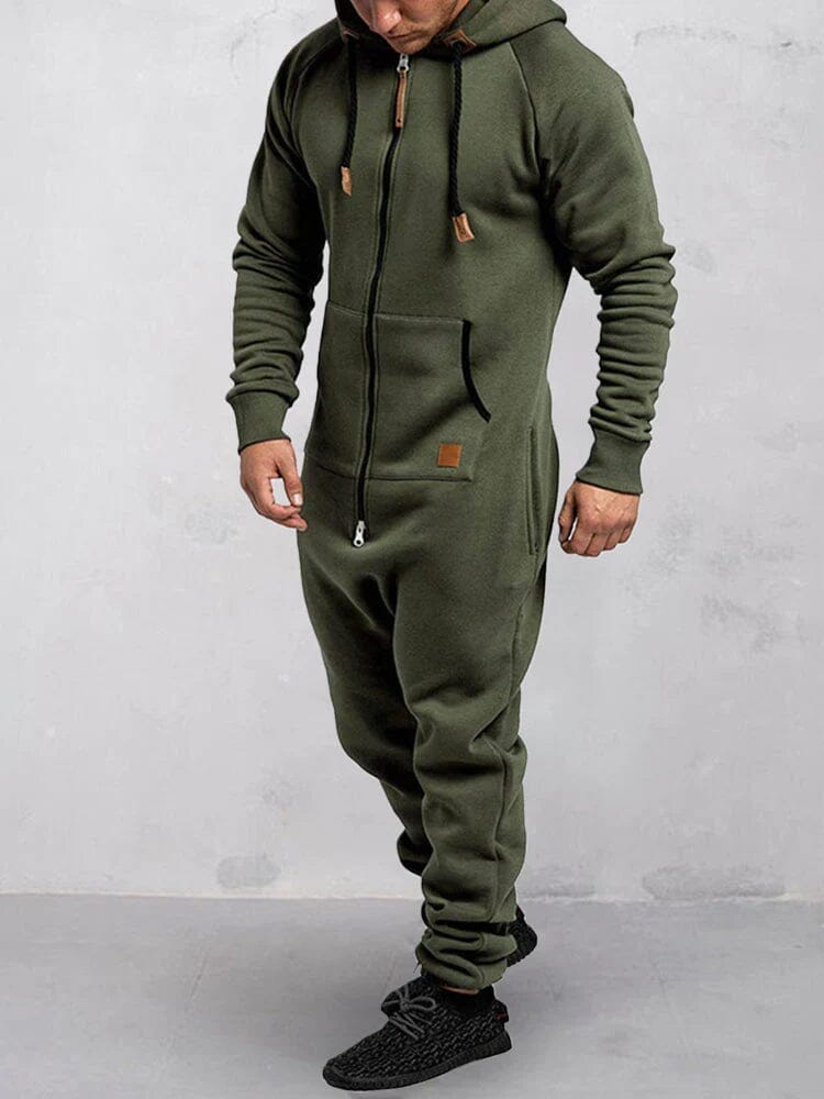Marek – Komfortabler Fleece-Overall im modernen Freizeit-Look für Herren