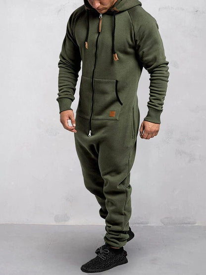 Marek – Komfortabler Fleece-Overall im modernen Freizeit-Look für Herren
