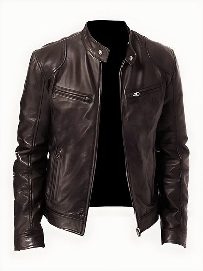 Alejandro – Klassische Herren Lederjacke Biker-Stil