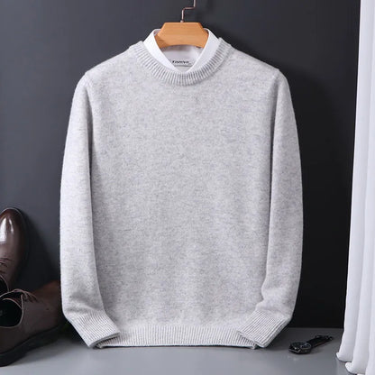 Mark - Herren Pullover Strickpullover Rundhals Wintermode