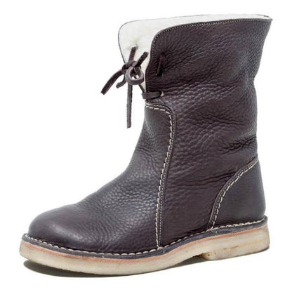Sofia – Damenlederstiefel mit Fellfutter