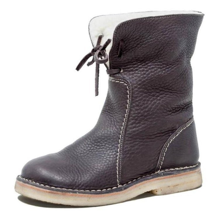 Amara – Warme Lammfell Winterstiefeletten Damen