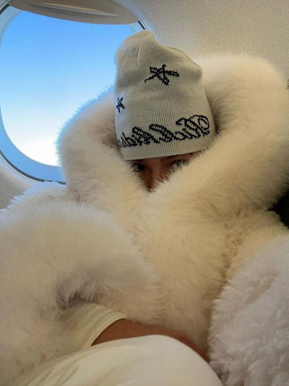 Isabella – Kuschelige Oversize-Felljacke Damen