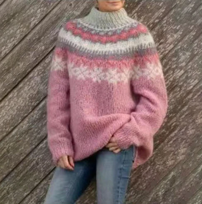 Mira – Nordischer Strickpullover Damen