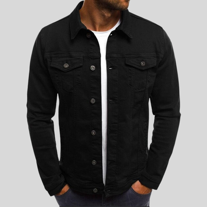 Leon – Klassische Herren Freizeitjacke im Denim-Stil