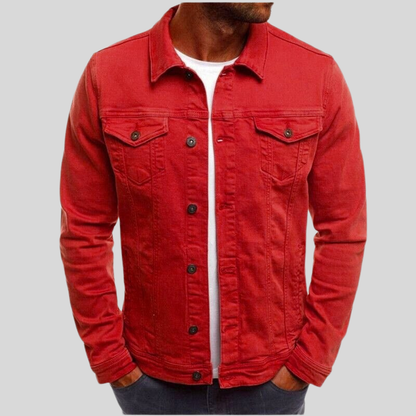 Leon – Klassische Herren Freizeitjacke im Denim-Stil