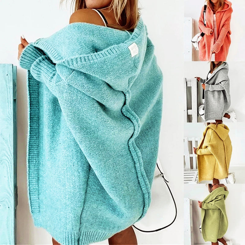 Lena – Damen-Strickcardigan mit Weicher Oversize-Silhouette