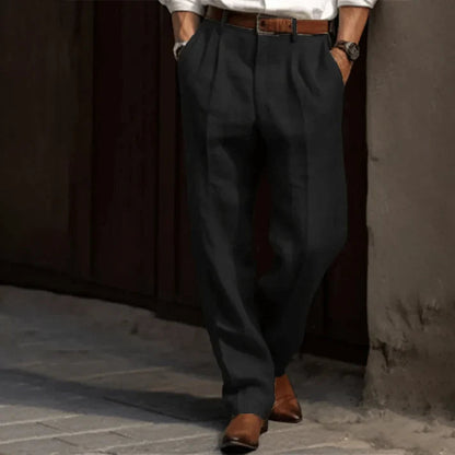 Adrian - Lange Leinenhose für Herren