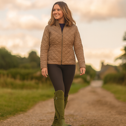 Agnieszka – Hochwertige Reit- und Outdoor Damenstiefel aus Lederoptik