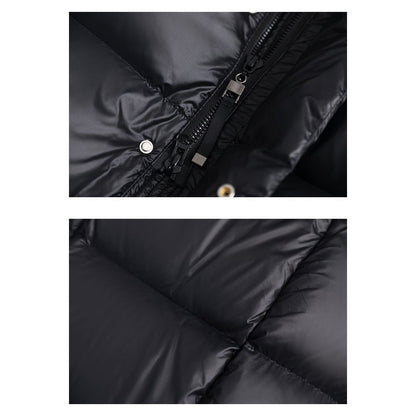 Elena - Damen Wintermantel lange Daunenjacke