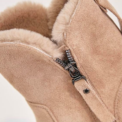 Naira – Damen Stiefeletten mit Warmfutter und Reißverschluss