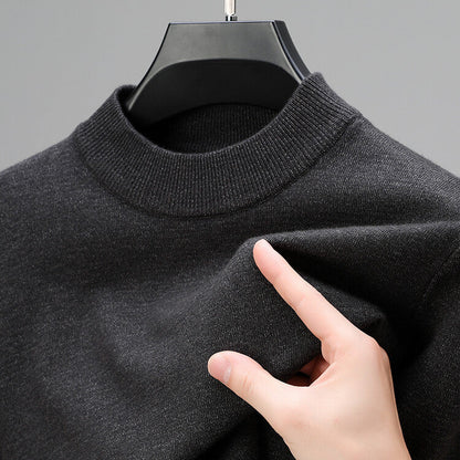 Daniel - Herren Pullover mit Rundhalsausschnitt und Rippbündchen
