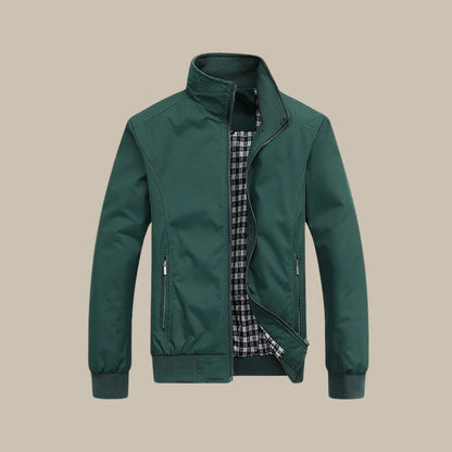 Lorenzo – Herrenjacke aus Baumwolle mit Stehkragen für den Übergang