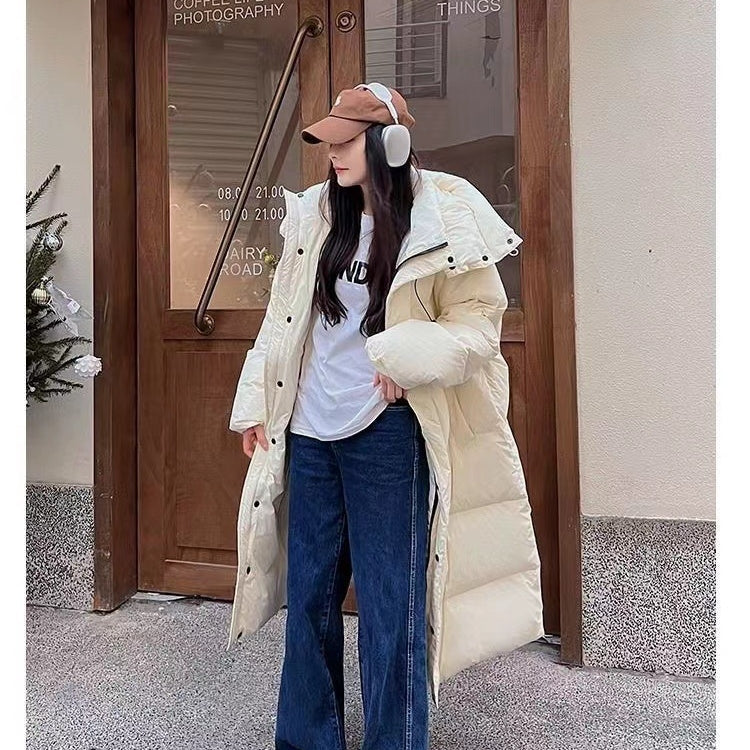 Valentina – Langer Daunenmantel für Damen