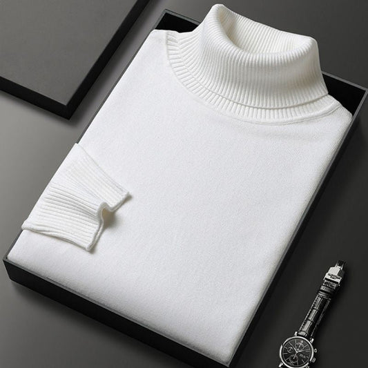 Adrian - Herren Rollkragenpullover mit Rippbündchen