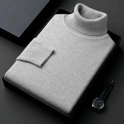 Adrian - Herren Rollkragenpullover mit Rippbündchen