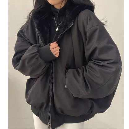 Elena - Oversize-Jacke mit Teddyfutter für Damen