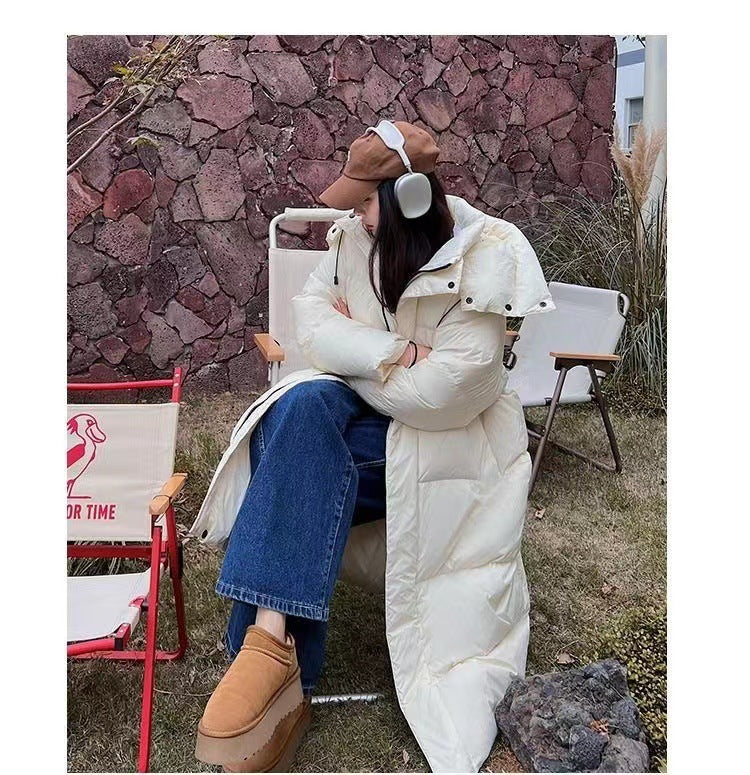 Valentina – Langer Daunenmantel für Damen