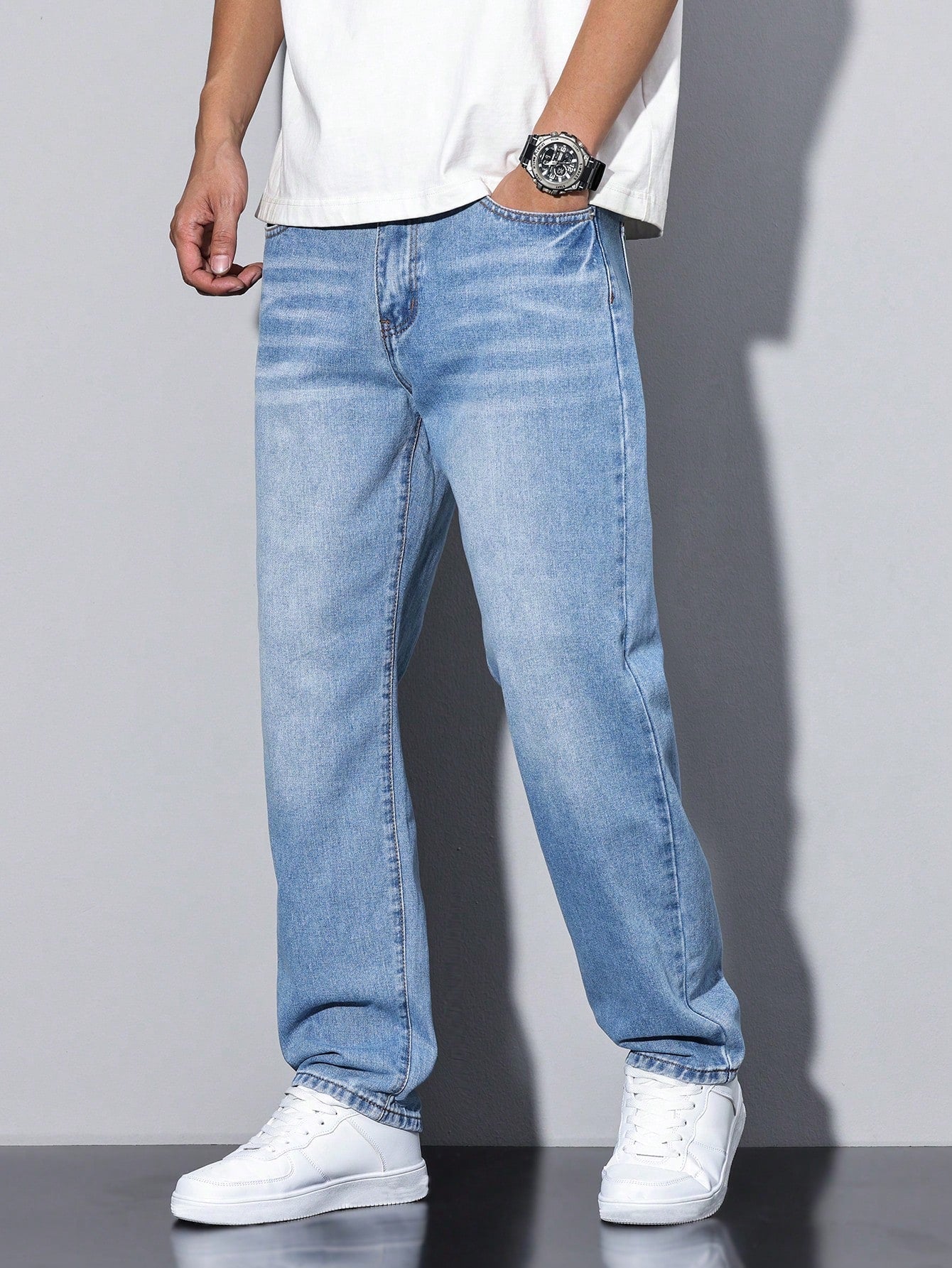 Ethan – Lässige Straight-Leg-Jeans für Herren