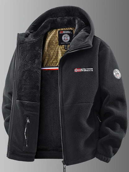 Liam – Warme Fleece-Outdoorjacke für Herren