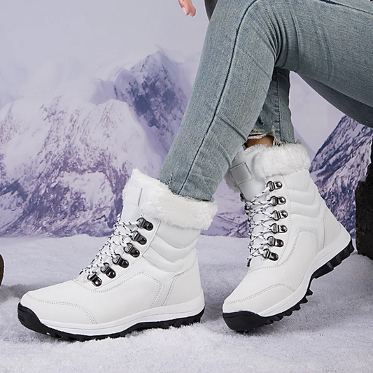 Mira - Damen Winter Schneestiefel mit Fellfutter und rutschfester Sohle