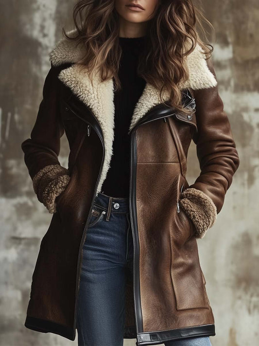 Alessia – Damen-Winterjacke aus Lammfell