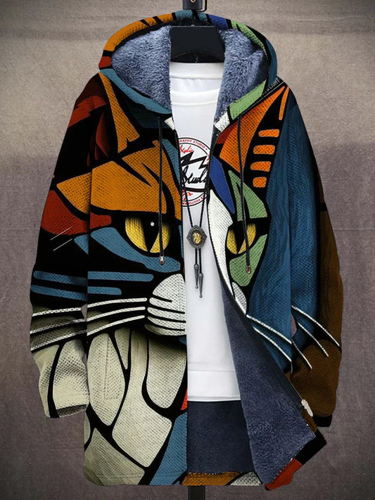 Neo – Künstlerische Patchwork Kapuzenjacke Unisex