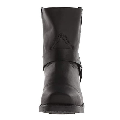 Lukas - Herren Biker Stiefel aus Leder mit klassischem Harness