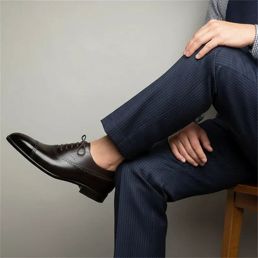 Maximilian – Klassische Brogues Lederschuhe für Herren