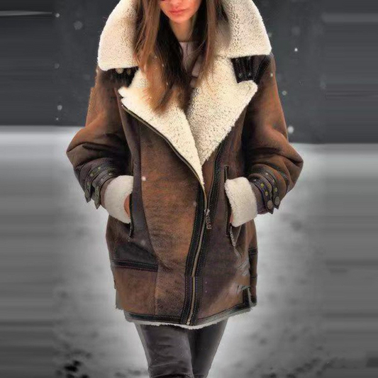 Alessia – Damen-Winterjacke aus Lammfell
