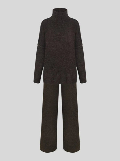 Milena - Damen Strick Set Oversize Pullover