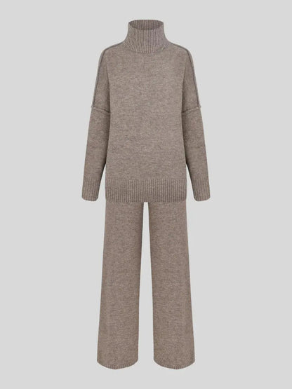 Milena - Damen Strick Set Oversize Pullover