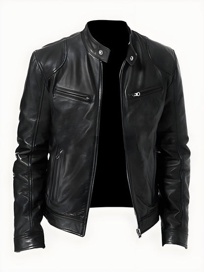 Alejandro – Klassische Herren Lederjacke Biker-Stil